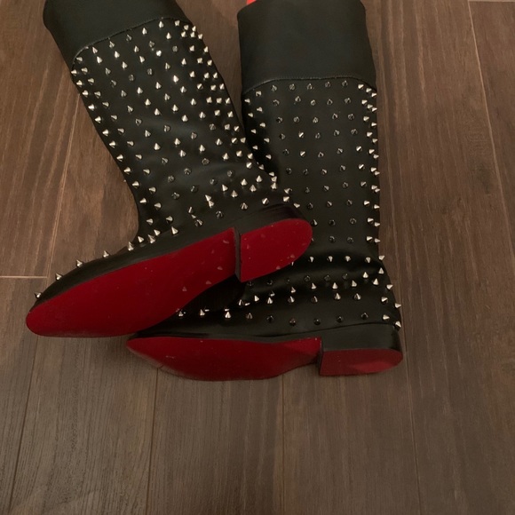 Louboutin studded boots - Picture 2 of 4
